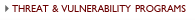 Threat & Vulnerability Programs